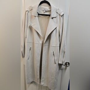 Magaschoni Cream Trench Coat